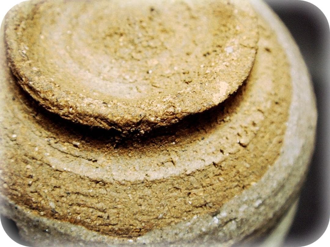 me408⑰『唐津 十字架 ぐい呑』　/骨董品 古美術 アンティーク 古玩