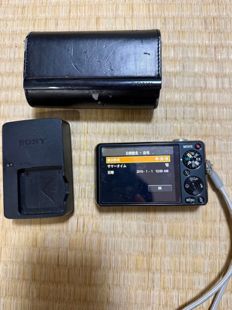 【動作良好】SONY Cyber-shot DSC-WX5 シルバー 充電器