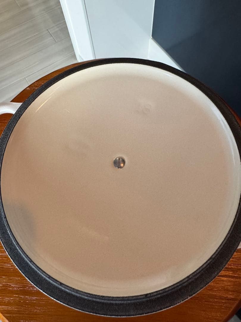 Le Creuset マルミット　ホワイト 両手鍋 18cm USED