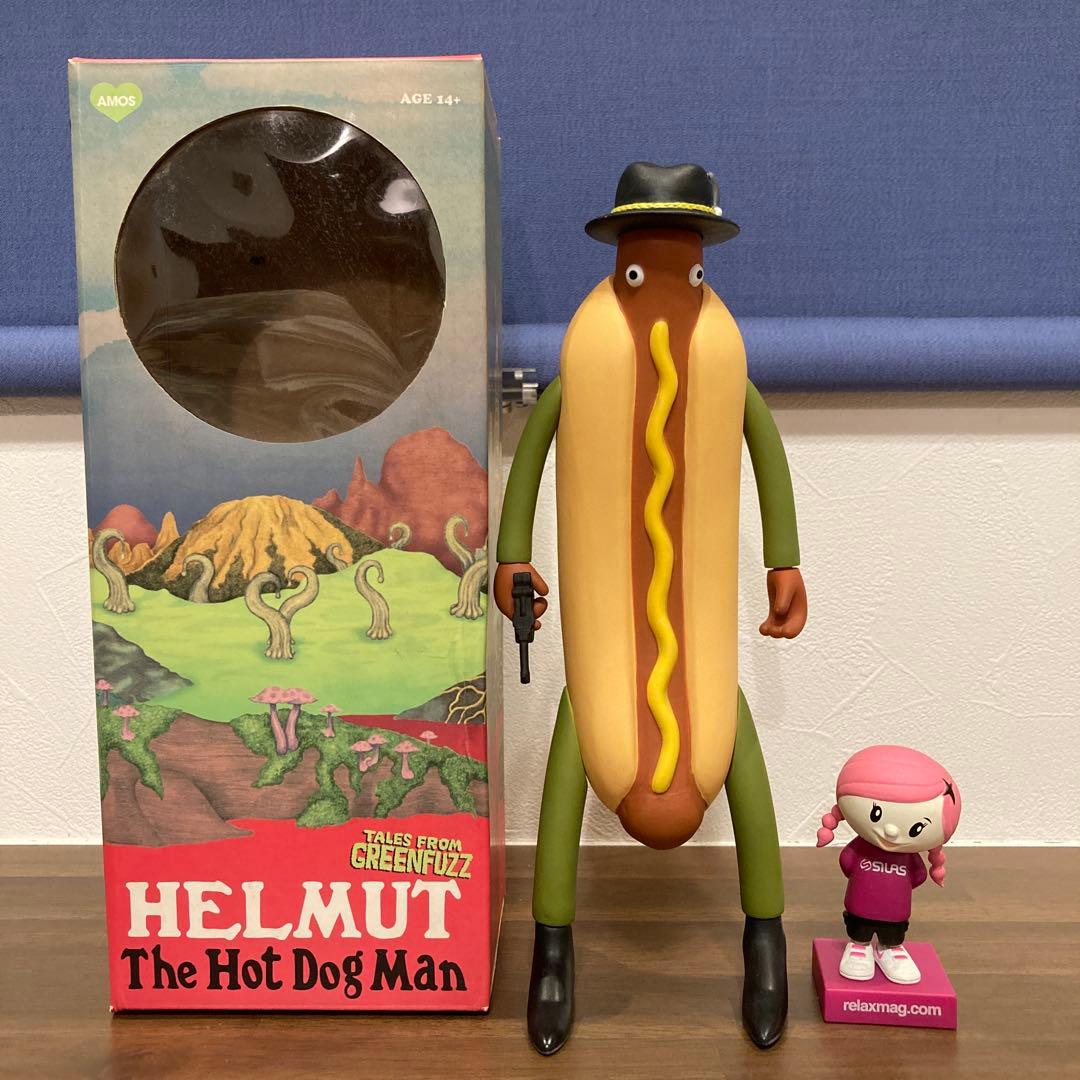 AMOS GREENFUZZ HELMUT TheHotDogManフィギュア