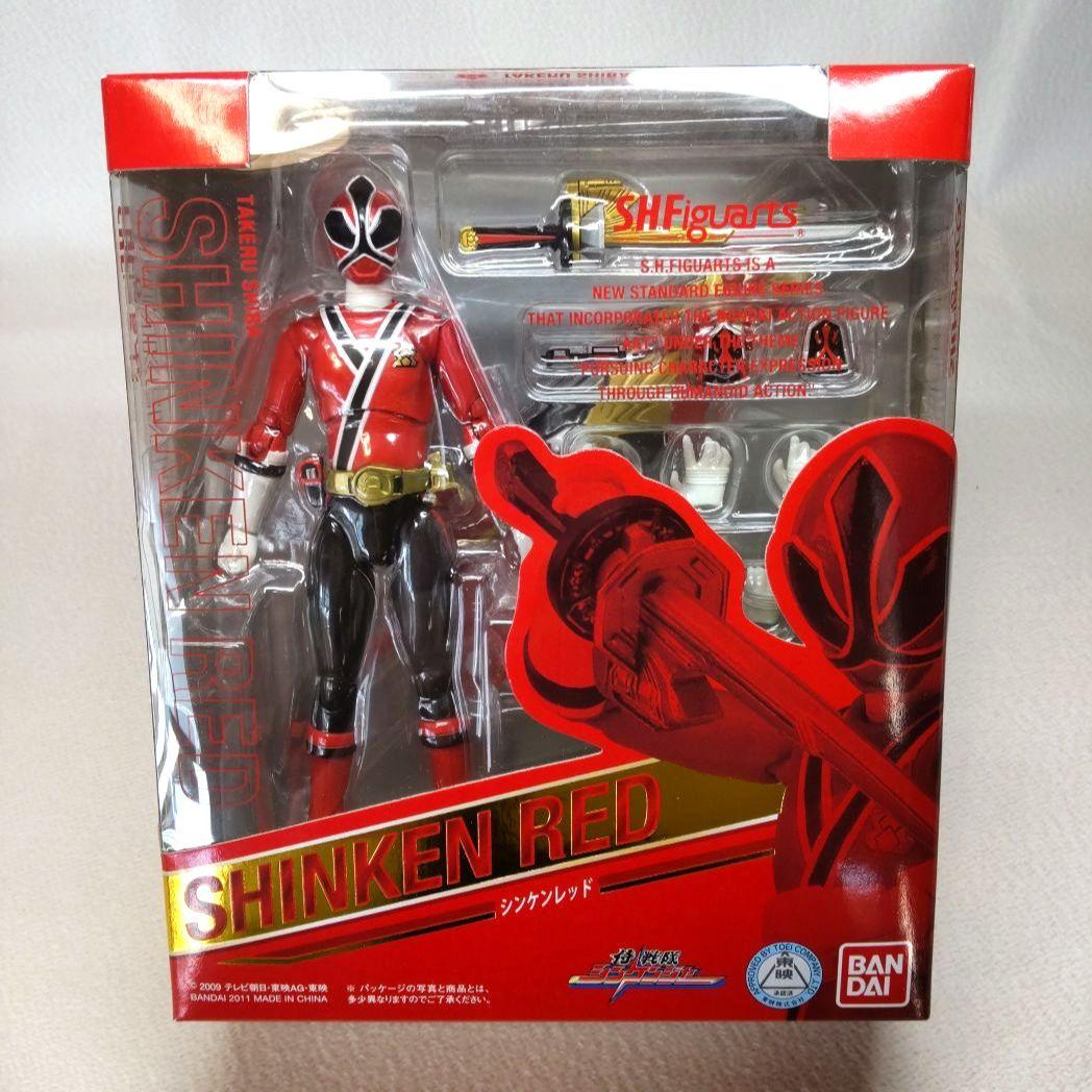 〈新品未開封〉S.H.Figuarts シンケンレッド&初回特典 黒子
