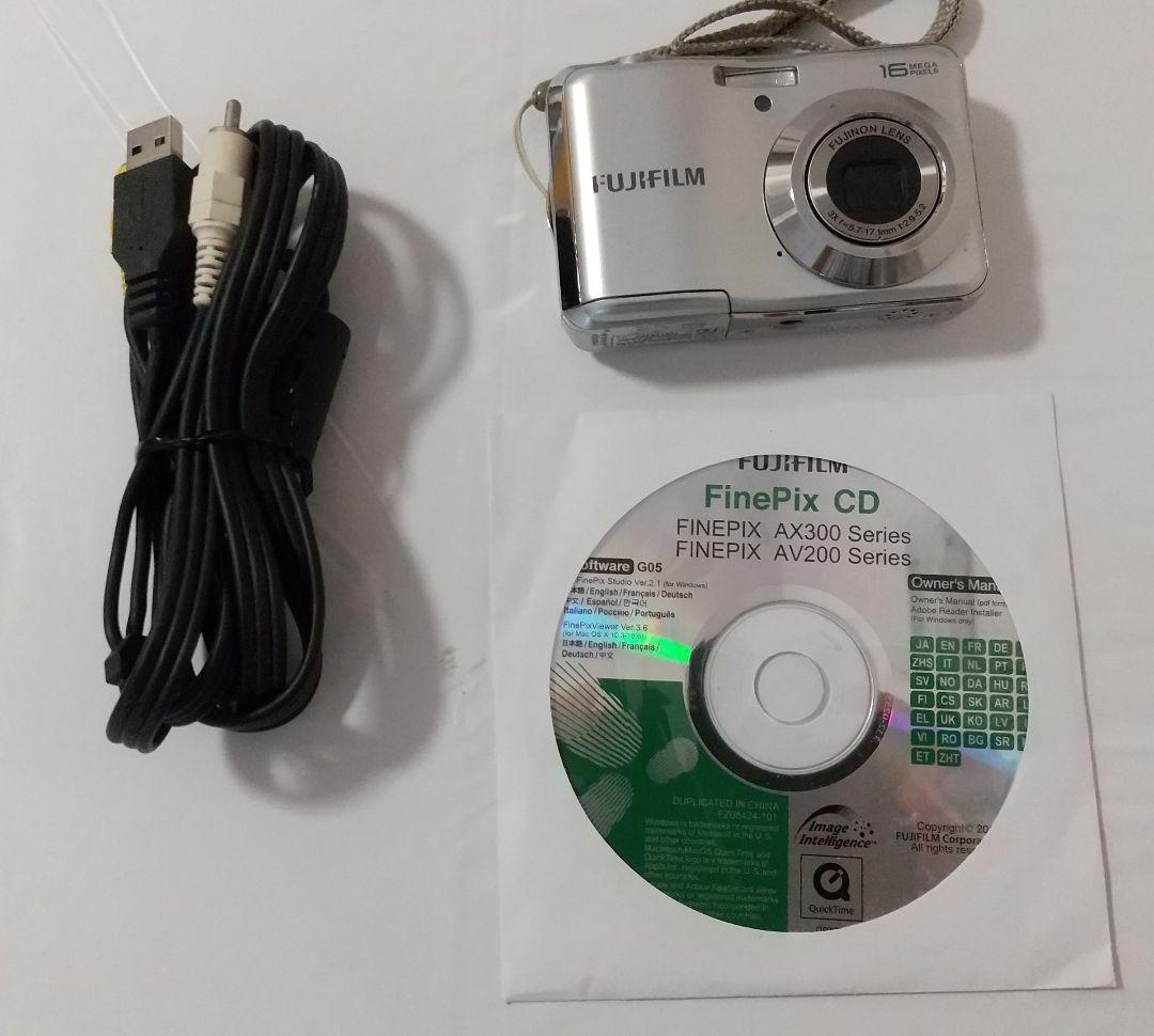 FUJIFILM FINEPIX AV250 コンパクトデジタルカメラ シルバー