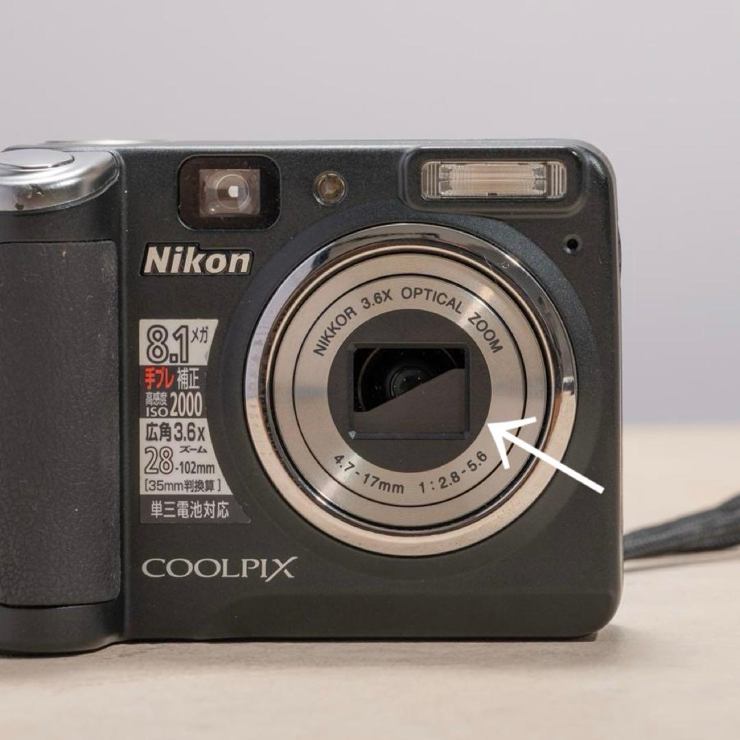 【単3電池で動く】Nikon COOLPIX P50 ブラック スマホ転送OK