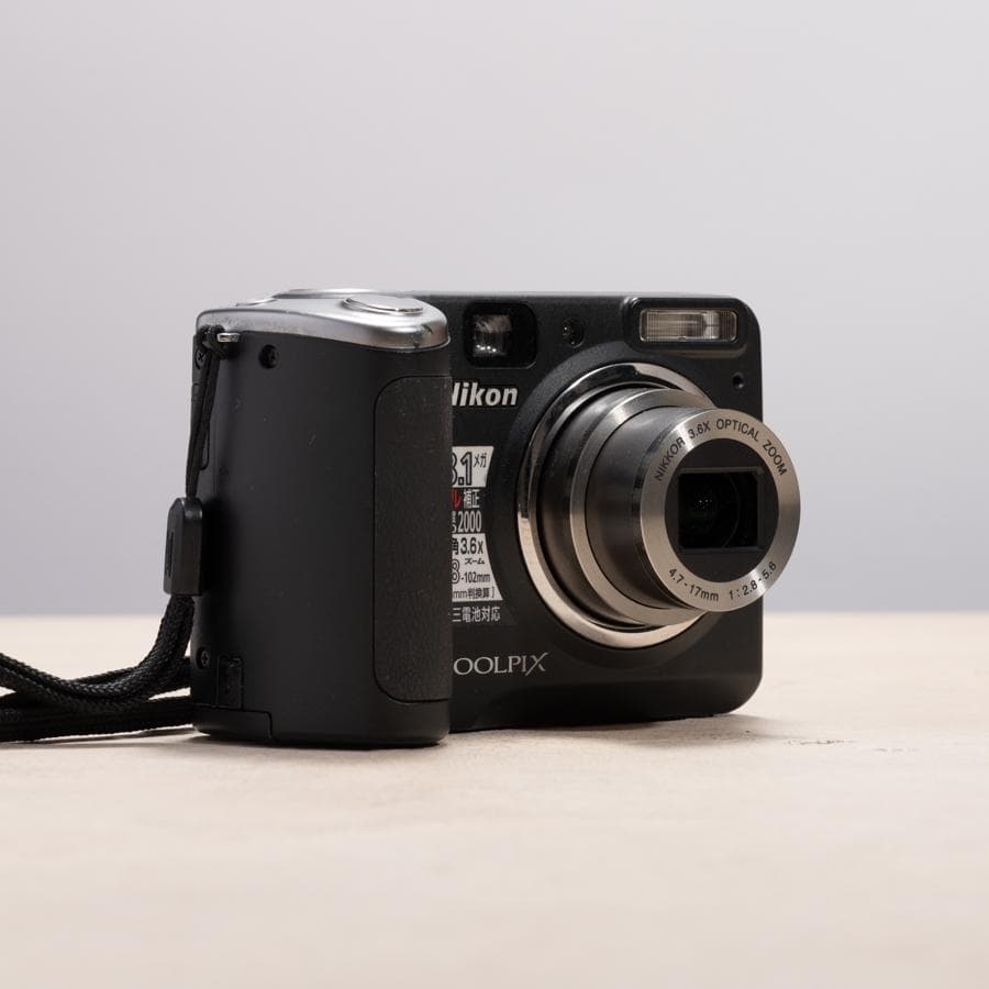 【単3電池で動く】Nikon COOLPIX P50 ブラック スマホ転送OK