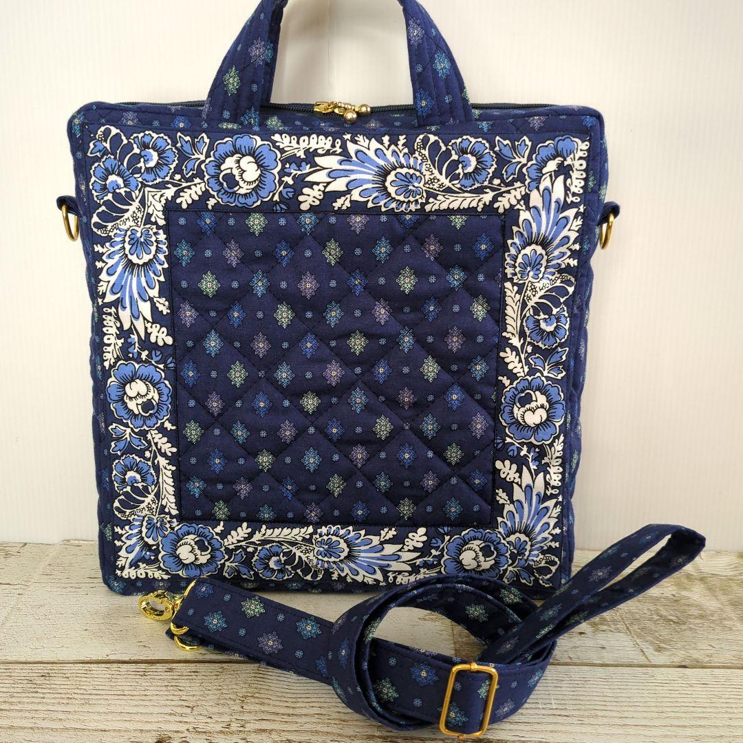 2wayスクエアバッグ エコバッグ　ハンドメイド