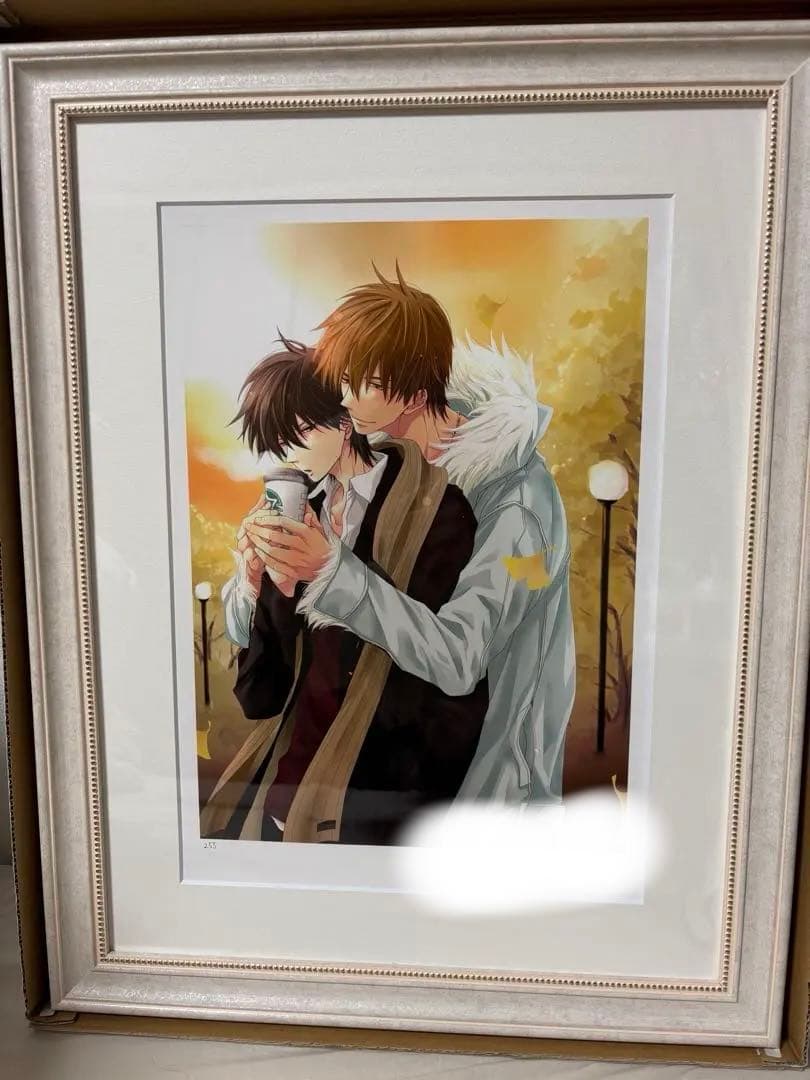 き*ん様 抱かれたい男1位に脅されています。　「桜日梯子原画展」　直筆サイン入り