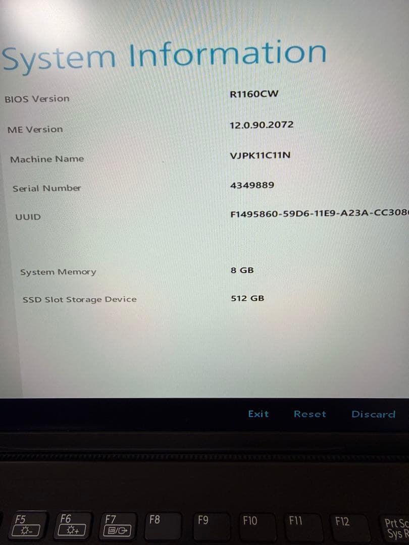 Windowsノート本体 VAIO Pro VJPK11C11N i5-8265U