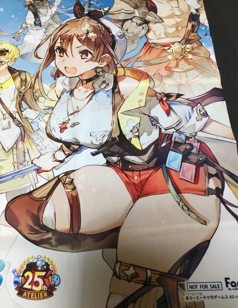 未使用品 ライザのアトリエ ライザ ファミマ限定 B2 BIG 布タペストリー