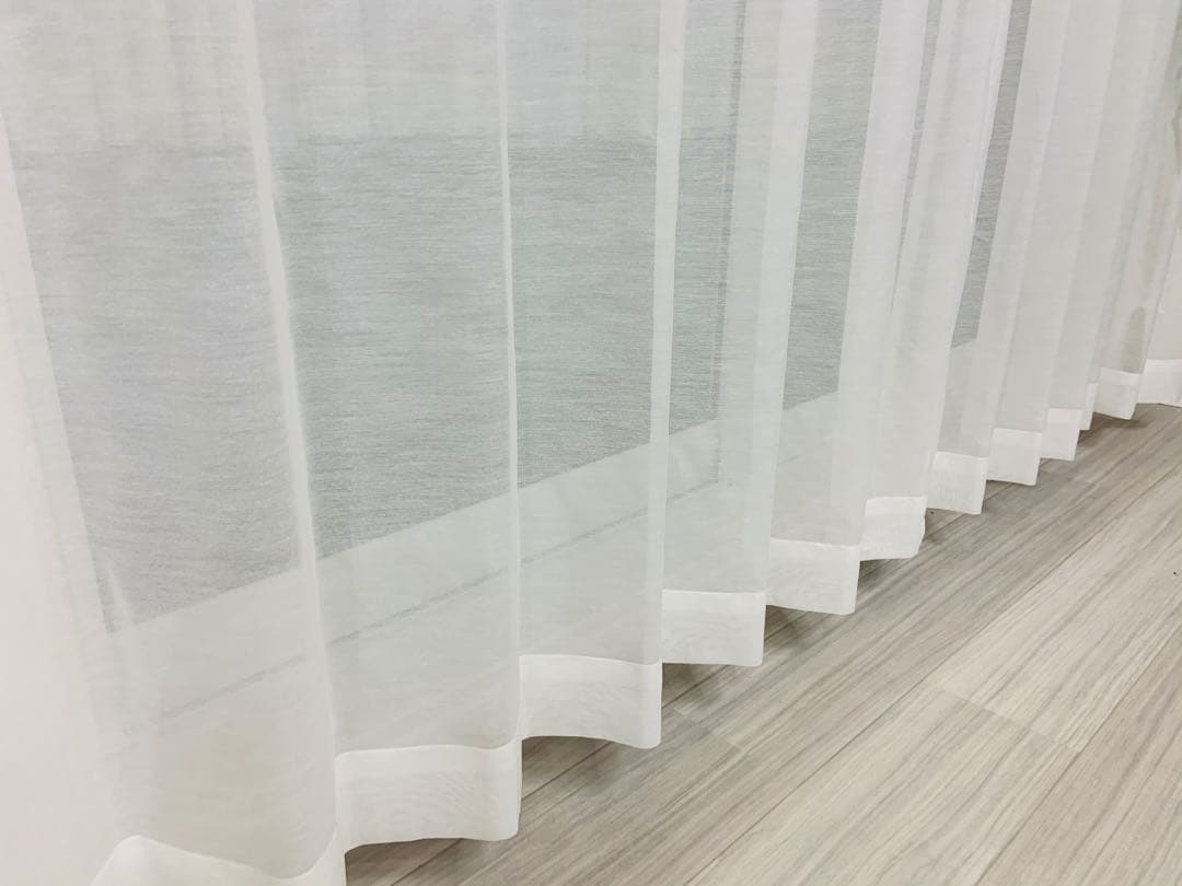 light　スパンボイルカーテン　170㎝×198㎝　2枚