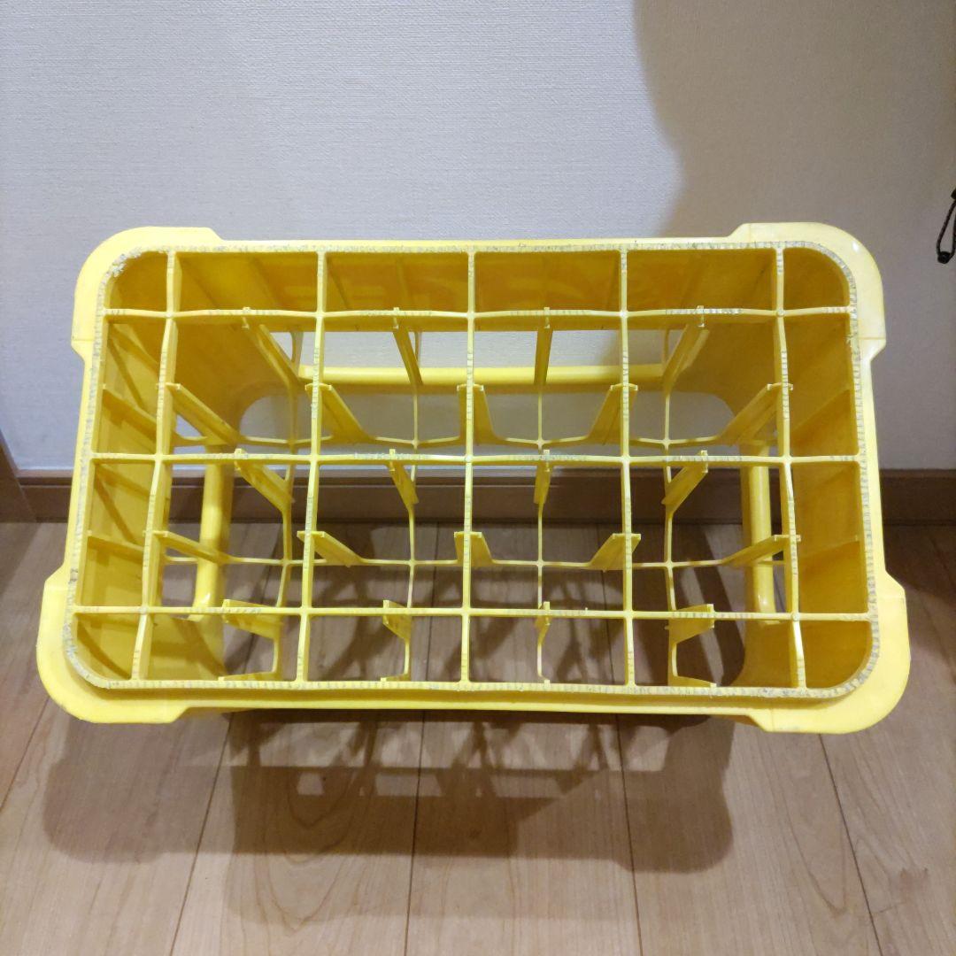 昭和レトロ キリン 500ml プラスチックケース イエロー
