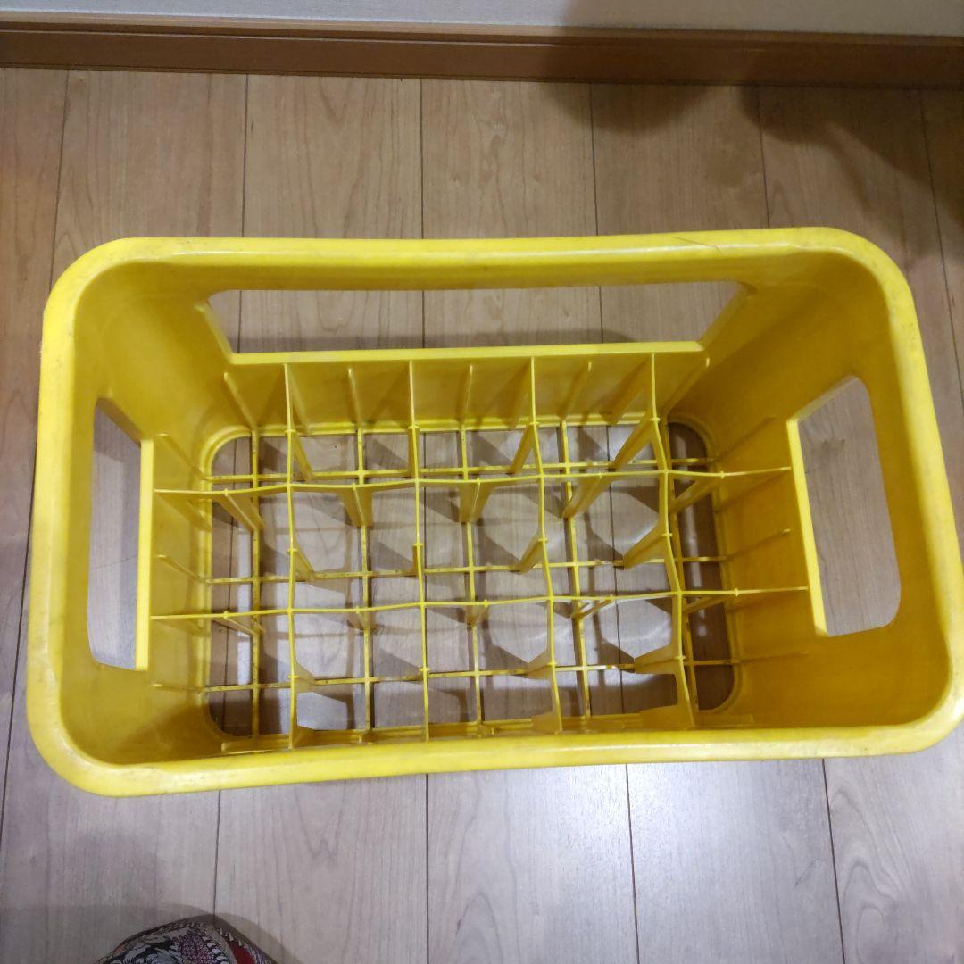 昭和レトロ キリン 500ml プラスチックケース イエロー