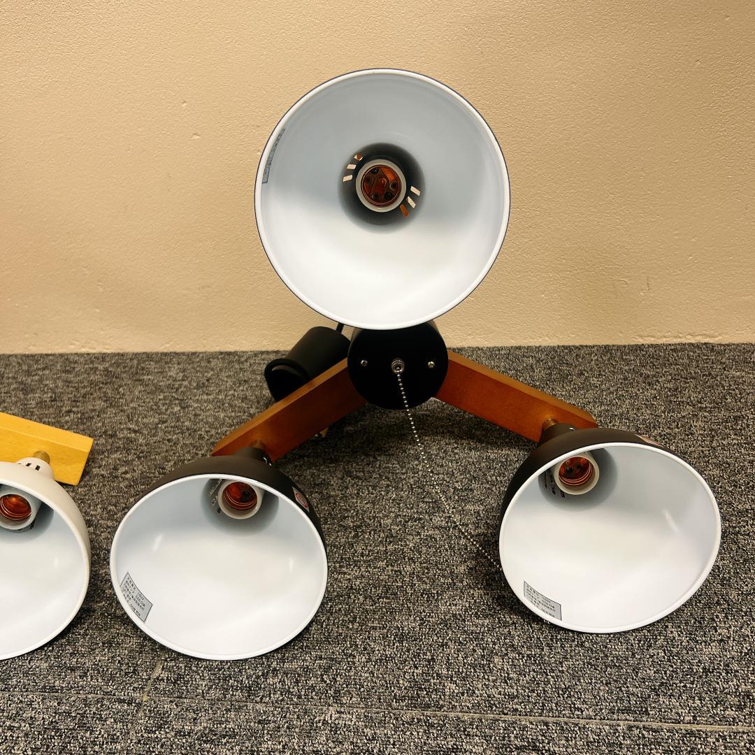 【極美品】ニトリ ペンダントライト ボレロ　2個セット　白　黒