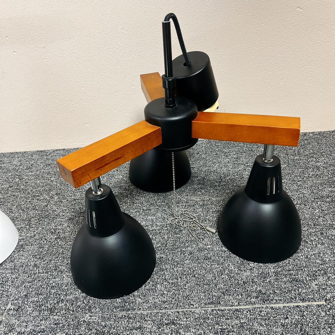 【極美品】ニトリ ペンダントライト ボレロ　2個セット　白　黒