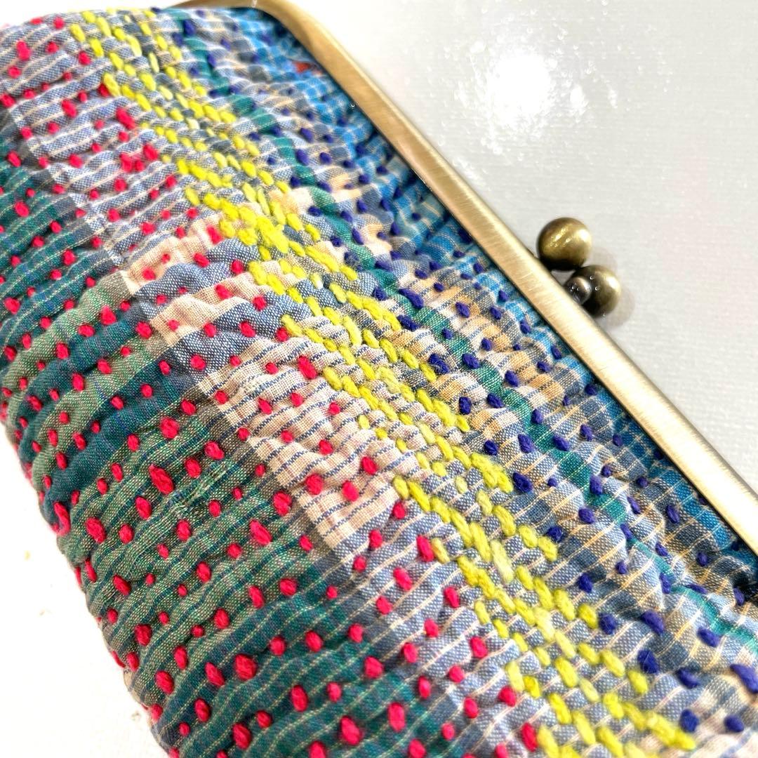 2187 ポーチ、トートバッグ　2点財布　ラリーキルト　カンタキルトポーチ