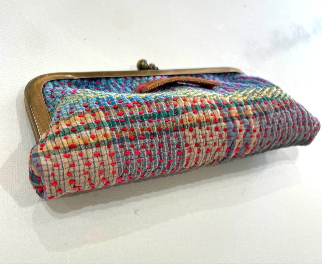 2187 ポーチ、トートバッグ　2点財布　ラリーキルト　カンタキルトポーチ