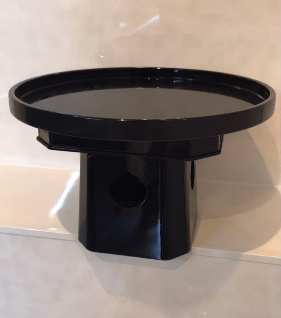 三宝 三方 供物台 丸盆付き　神台 仏具 神具