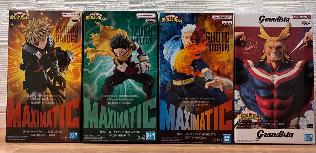 ヒロアカ　フィギュア　デク　かっちゃん 轟　セット　MAXIMATIC