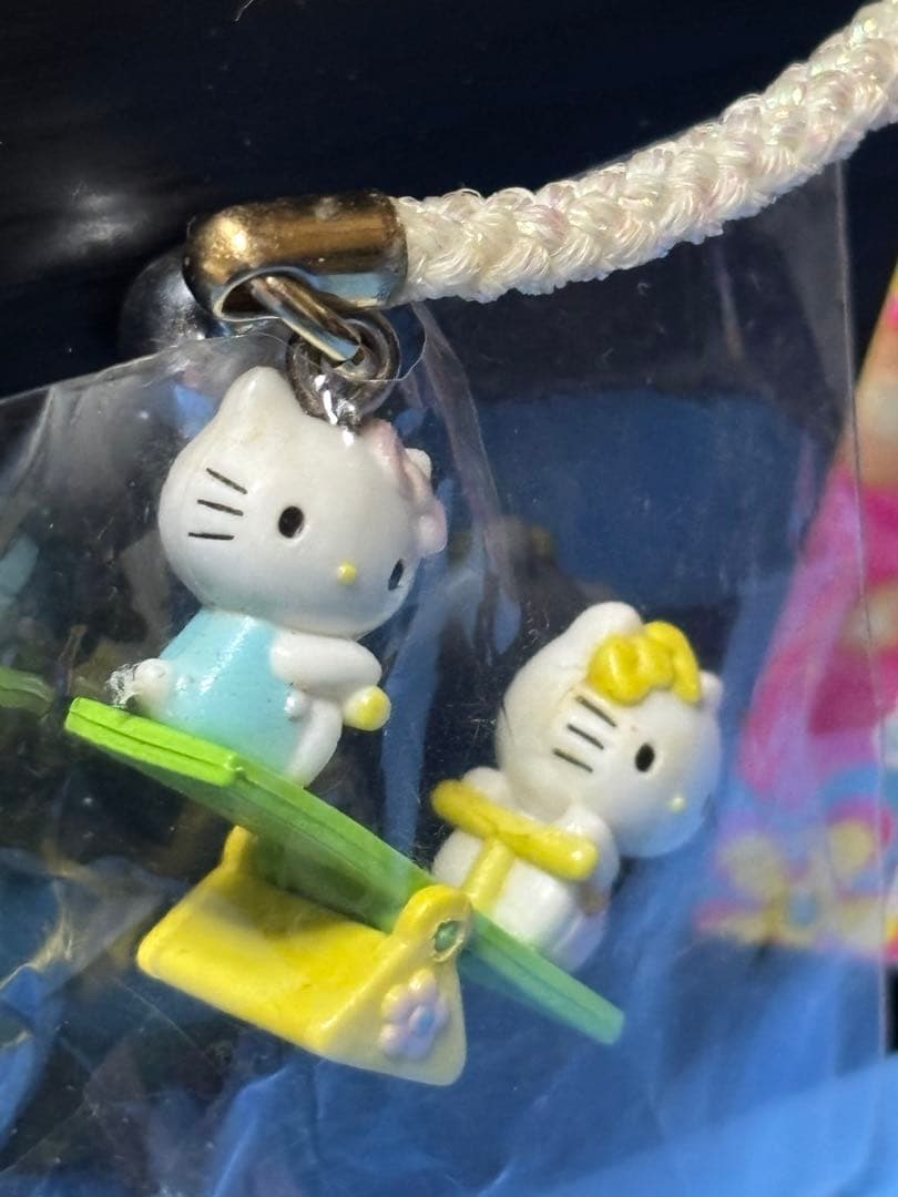 ご当地キティ　キティ　ミミィ　シーソー　根付け