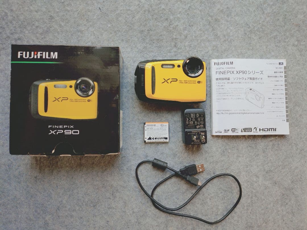 Fujifilm FinePix XP140 、XP90防水デジタルカメラ×2台