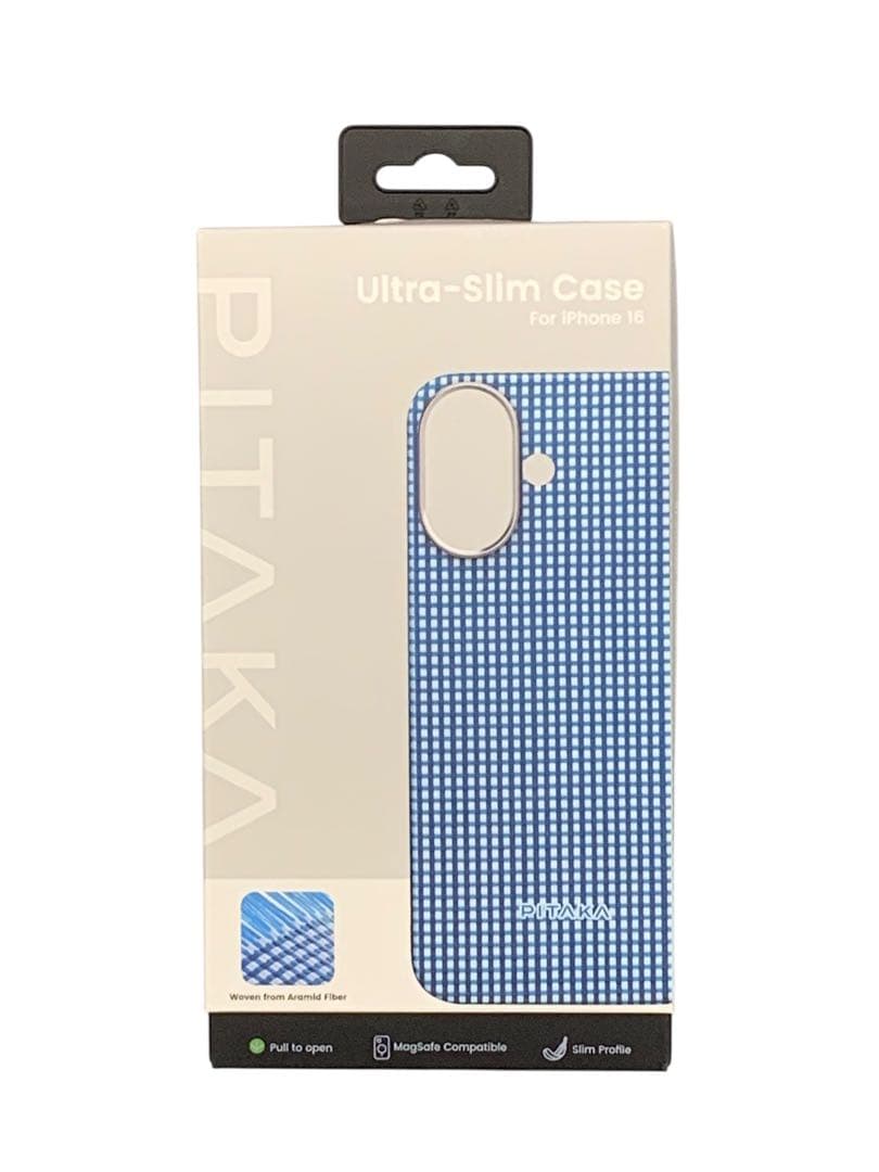 【開封・ 未使用】PITAKA iPhone 16用 ケースワイヤレス充電対応