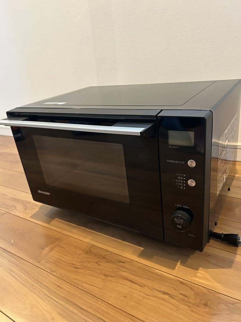 SHARP 2022年製 電子レンジ『RE-TS171-B』ブラック