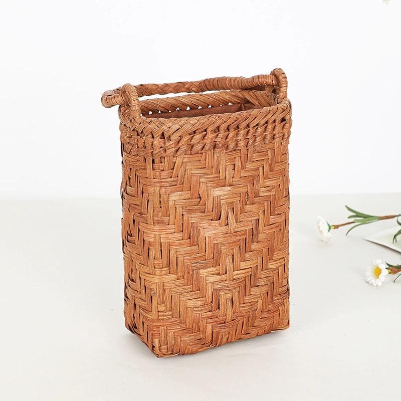 山葡萄かごバッグ 職人手編み 網代編み 籠 手提げ 内布あり