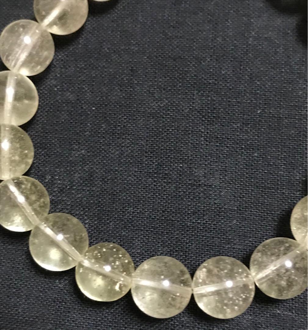 高品質　隕石　リビアングラス　ブレスレット　リビアンガラス　クリストバライト