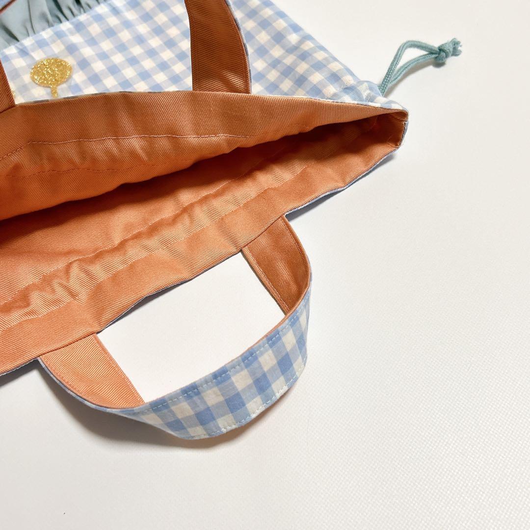 レッスンバッグ　ギンガムチェック　入園入学セット　体操着袋　上履き入れ