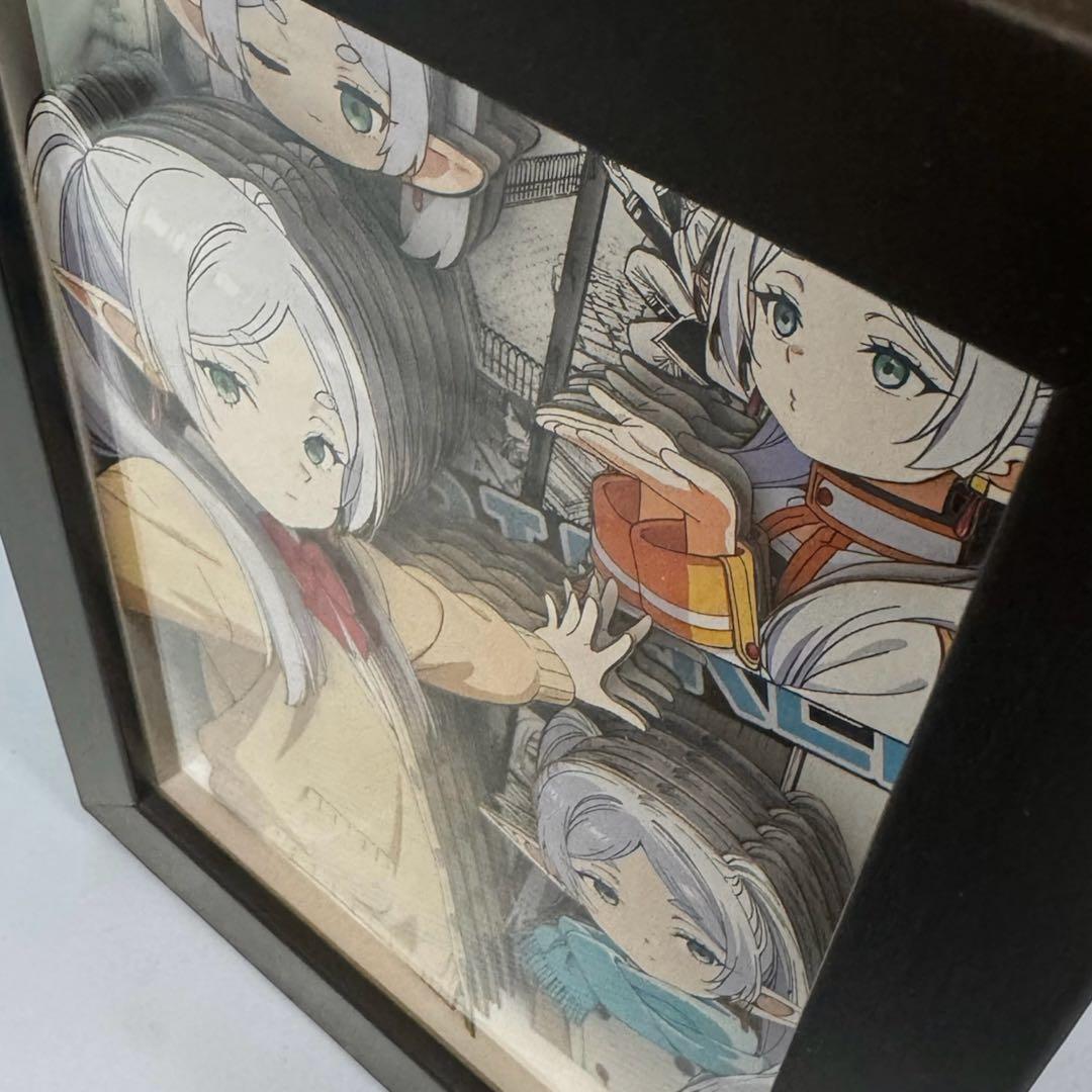 新品 葬送のフリーレン JK 3Dアート絵 立体画 額縁付