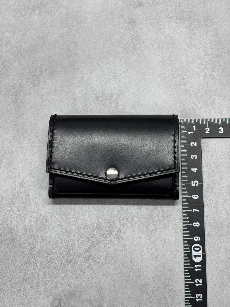 ブラックレザー【コンパクト財布】