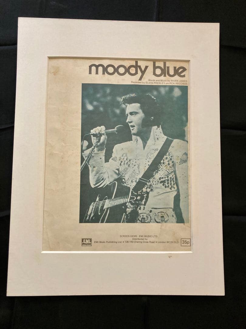 プレスリー楽譜シリ-ズ(5枚セット)