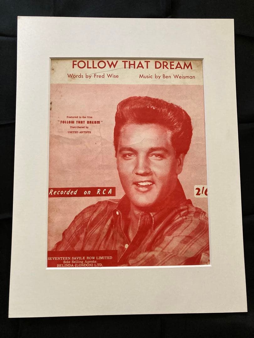 プレスリー楽譜シリ-ズ(5枚セット)