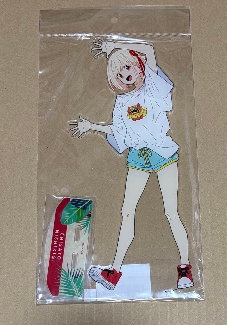 錦木千束　Blue Turtle コラボ　特大アクリルスタンド