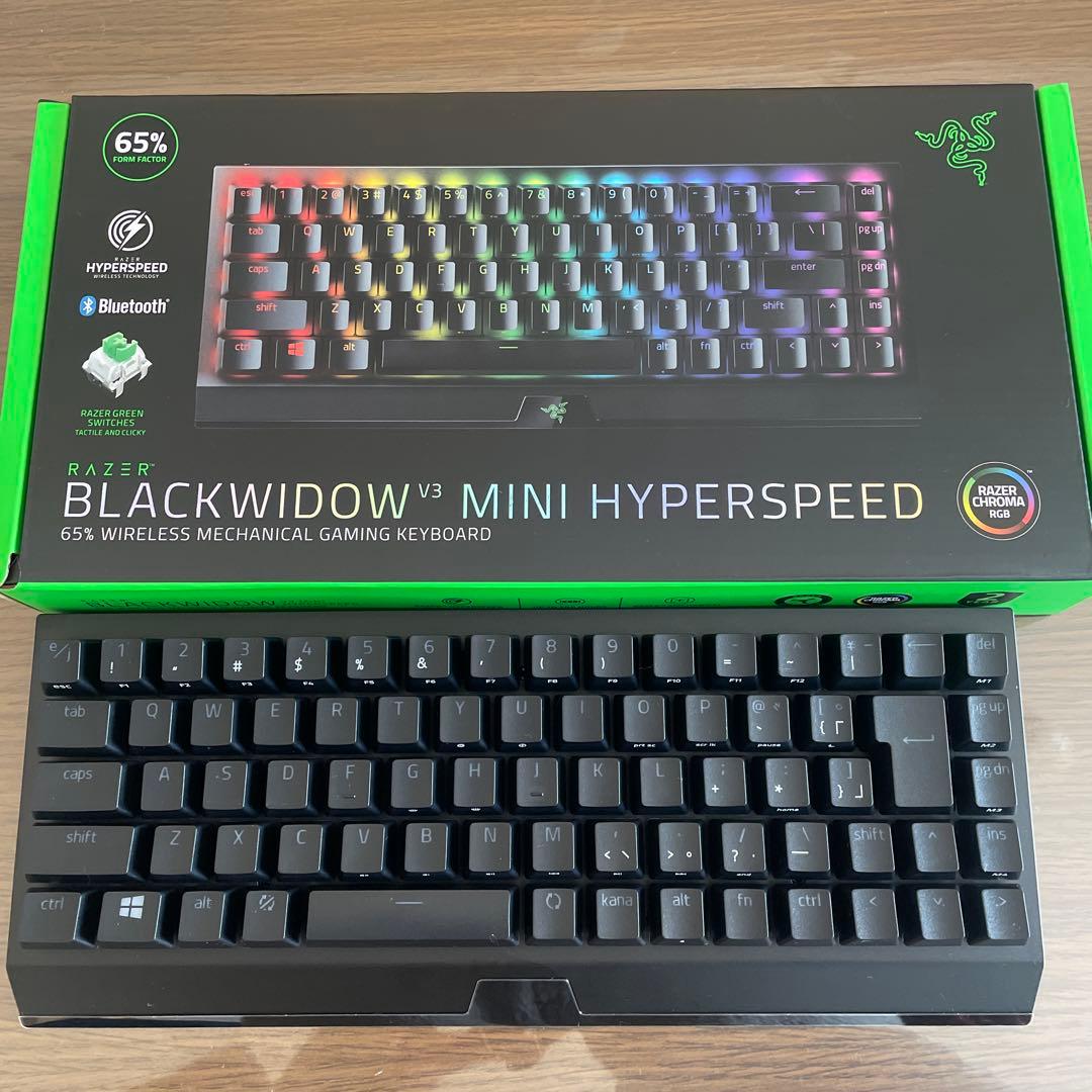 美品) Razer BLACKWIDOW V3 MINI HYPERSPEED