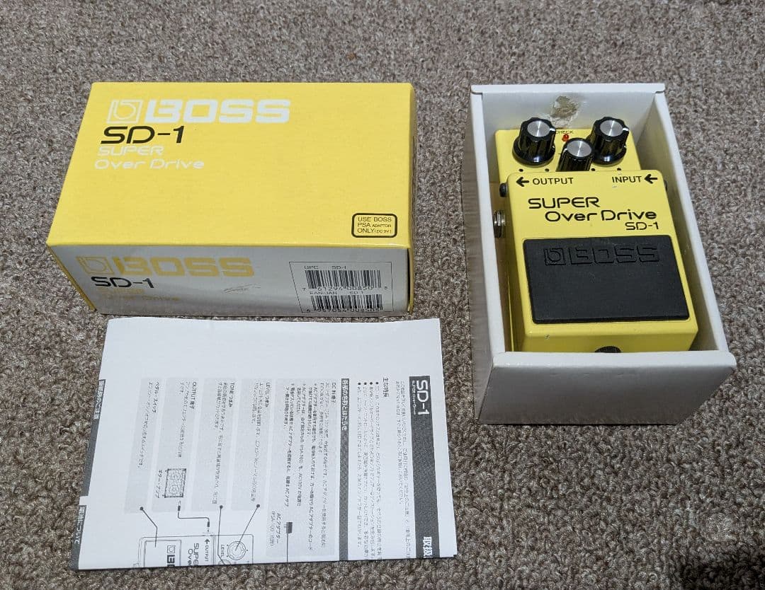 BOSS エフェクター　SD-1　中古美品