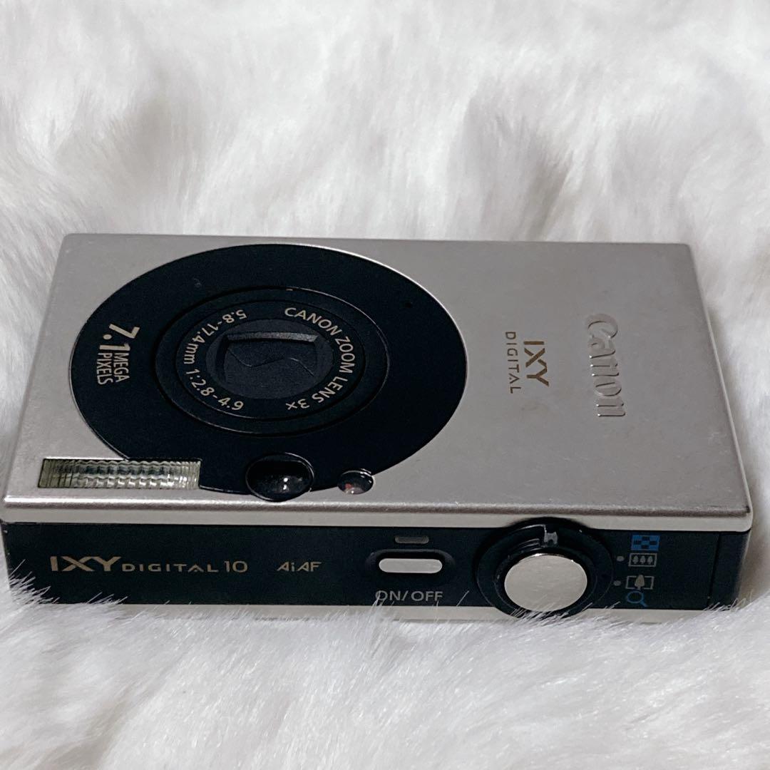 【動作品】Canon IXY DIGITAL 10 デジカメ シルバー
