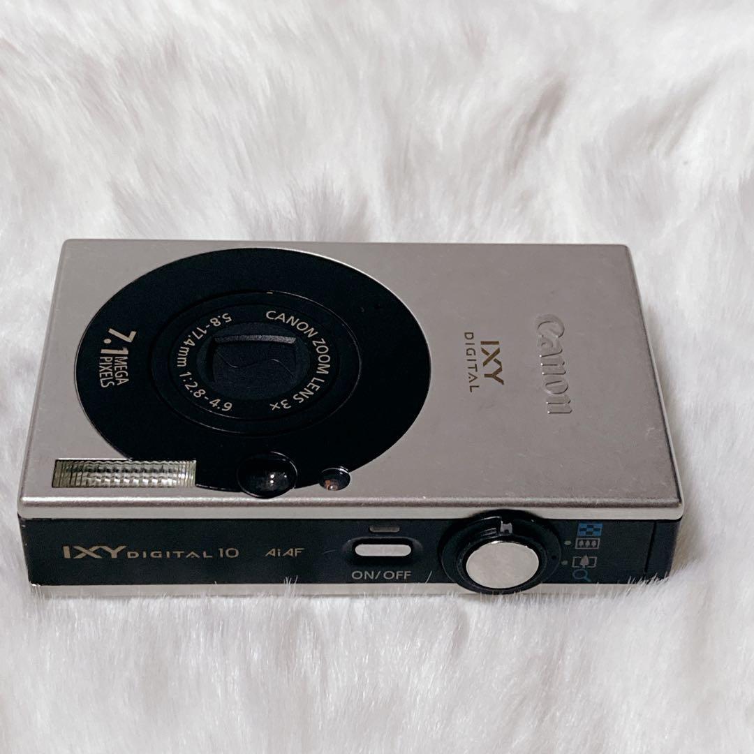【動作品】Canon IXY DIGITAL 10 デジカメ シルバー