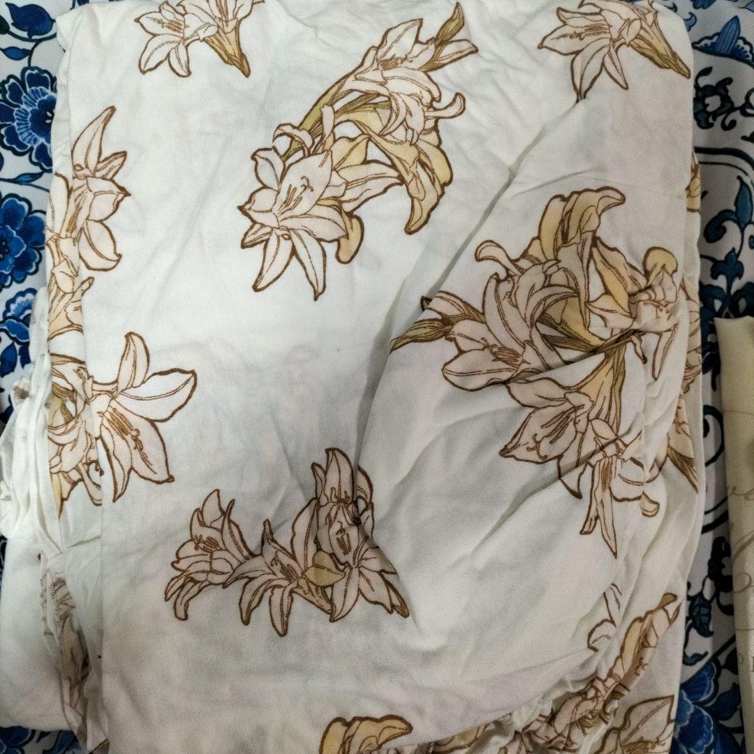 [値下げ] gelato pique　ミュシャ　寝具3点セット　シングル　新品