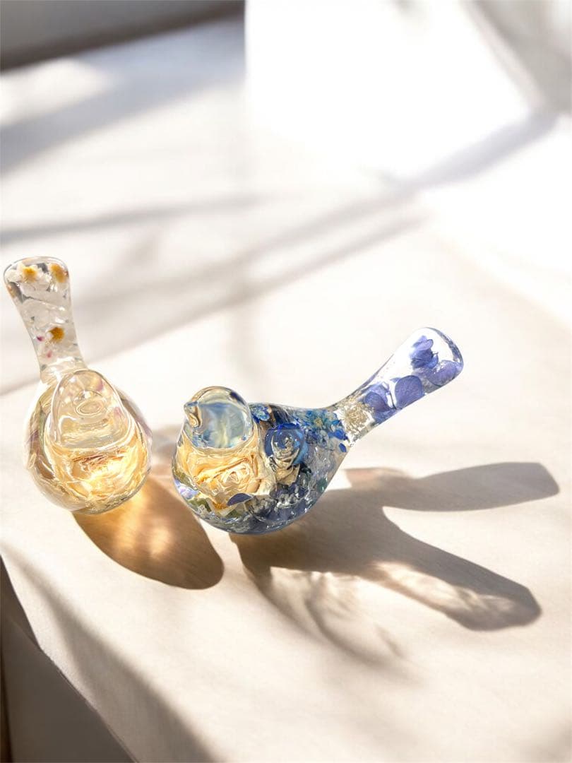 ボタニカルフラワーレジンヘアゴムNo.1355