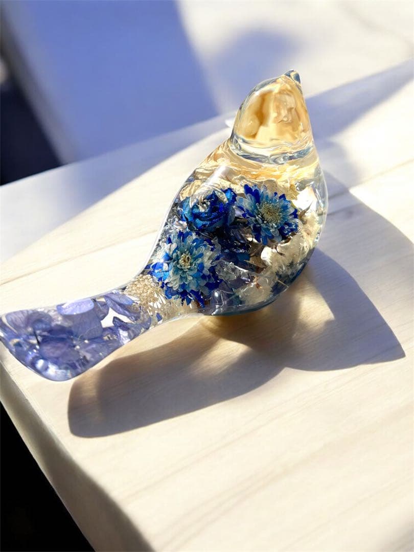 ボタニカルフラワーレジンヘアゴムNo.1355