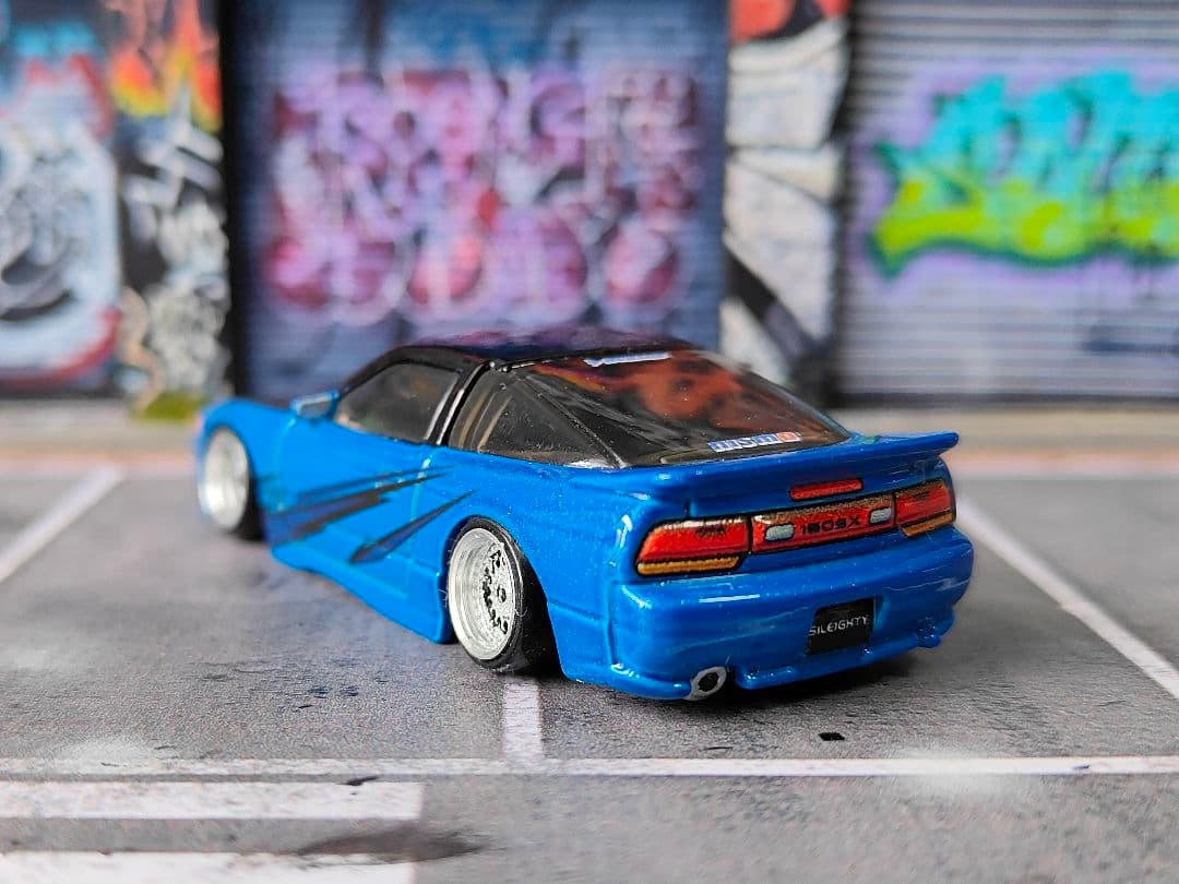 ホットウィールカスタム 日産 シルビア シルエイティー 段リム☆トミカ改造