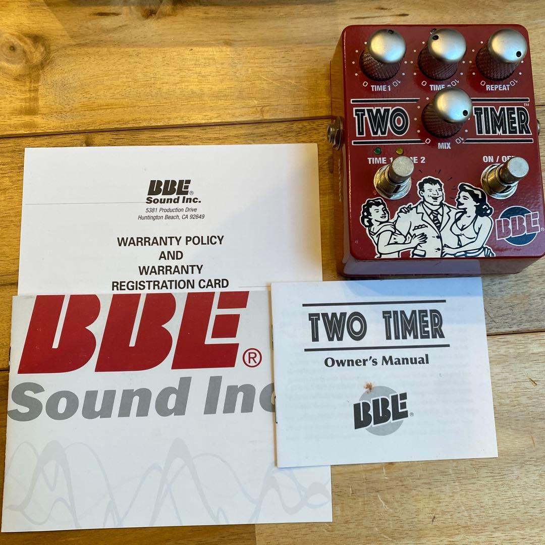 BBE TWO TIMER 箱あり　ギターエフェクター　ディレイ