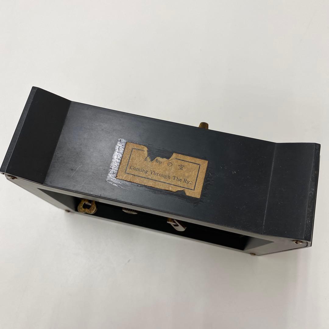 【アンティーク】精工舎　昭和30年代　オルゴール付き　一日巻手巻き置き時計