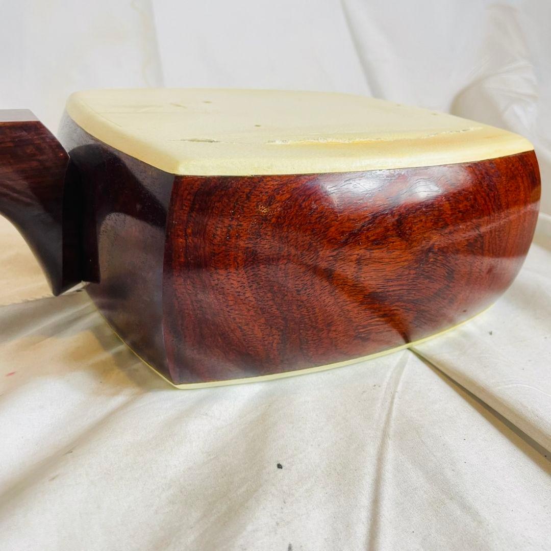 三味線　丸胴　中棹　1枚溝