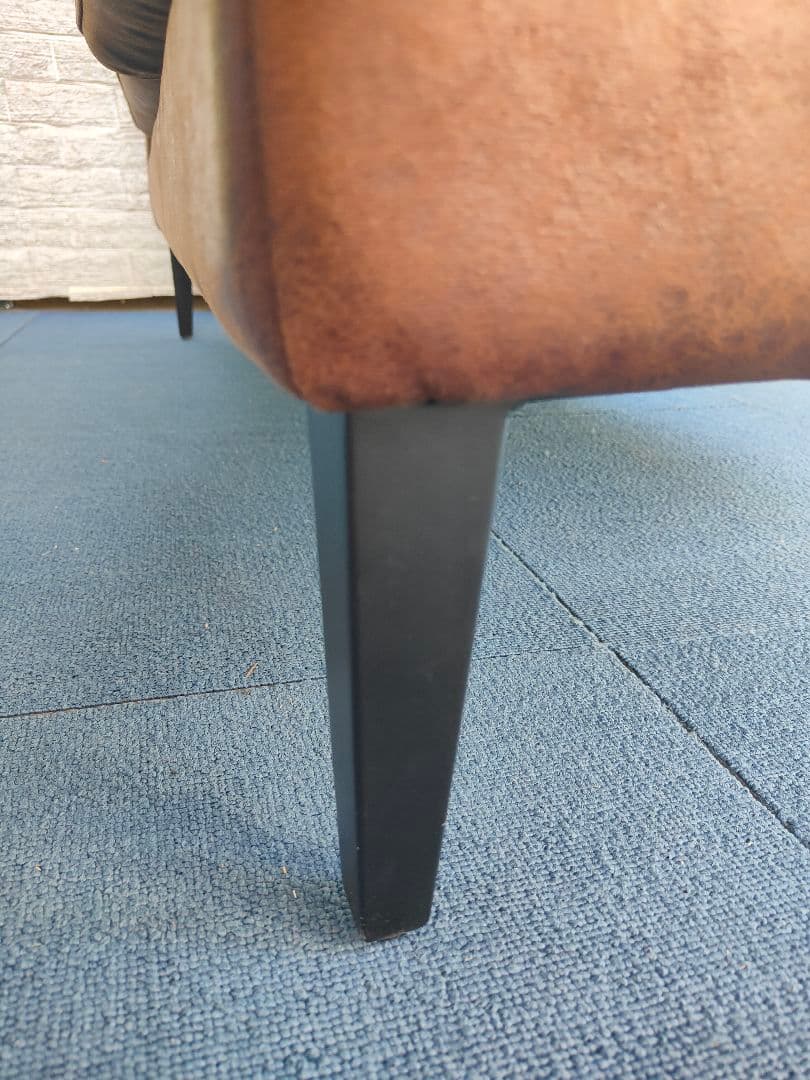 CRASHGATE グレス 2人掛け ソファ 右片肘 鉄脚