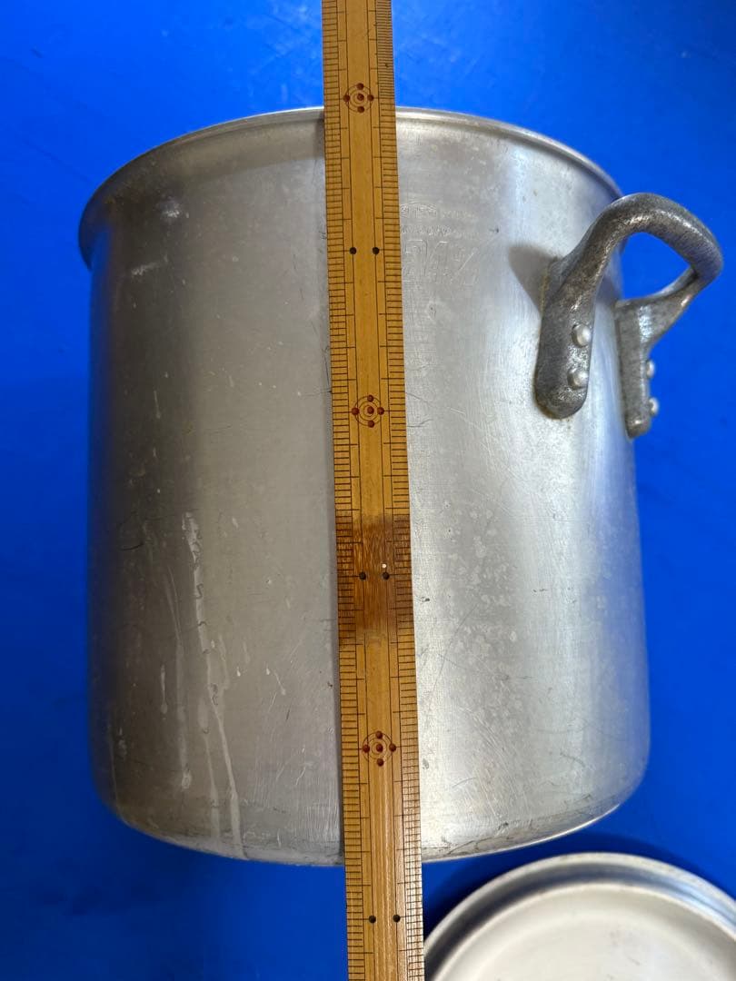 アルミ寸胴鍋 コイヌ印　24cm 両手鍋 業務用鍋