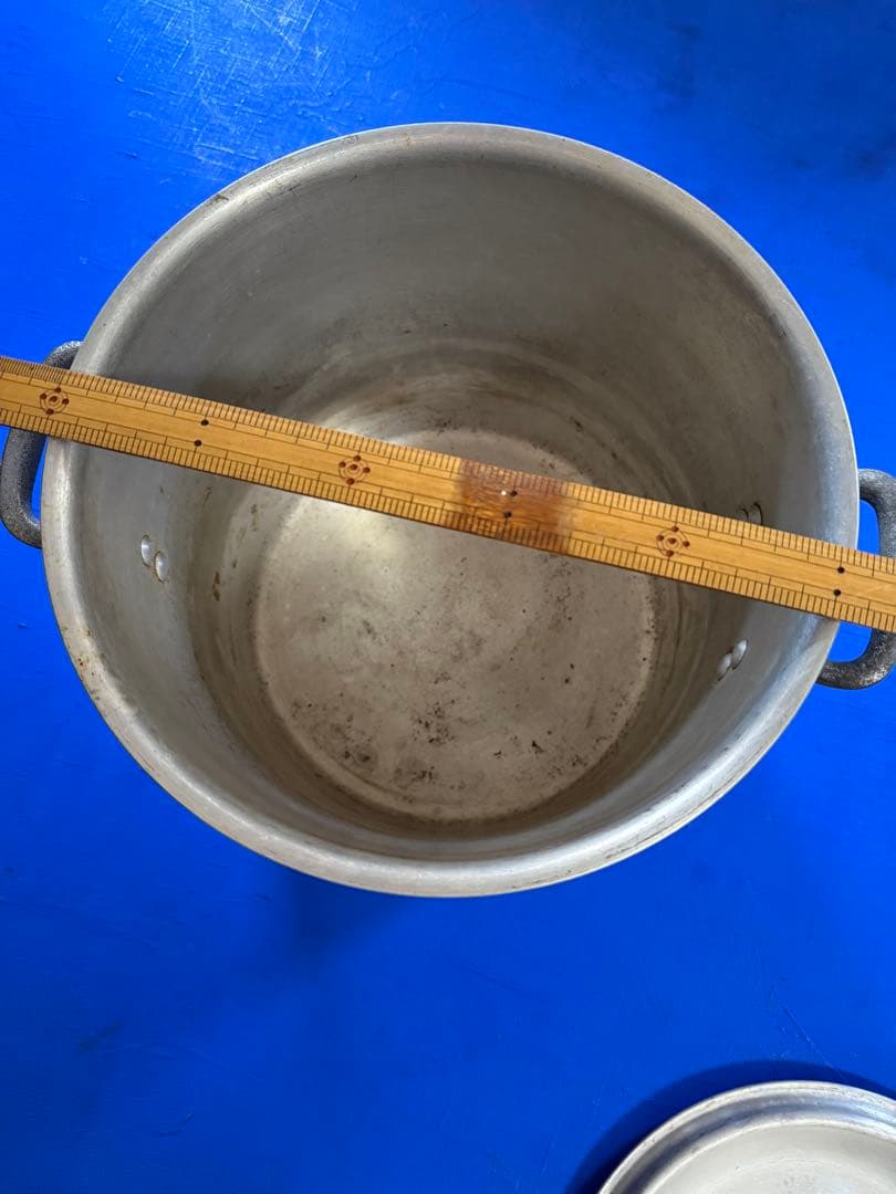 アルミ寸胴鍋 コイヌ印　24cm 両手鍋 業務用鍋