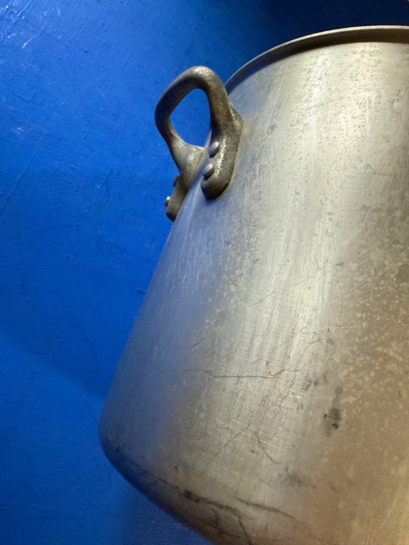 アルミ寸胴鍋 コイヌ印　24cm 両手鍋 業務用鍋