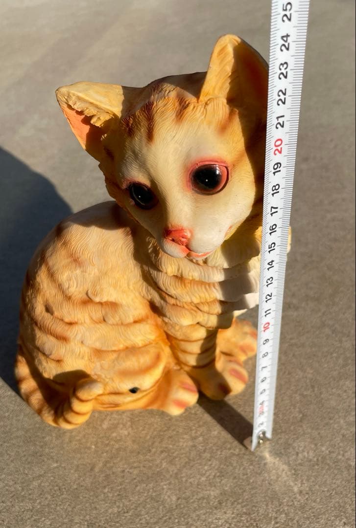 猫の置物 センサー感知