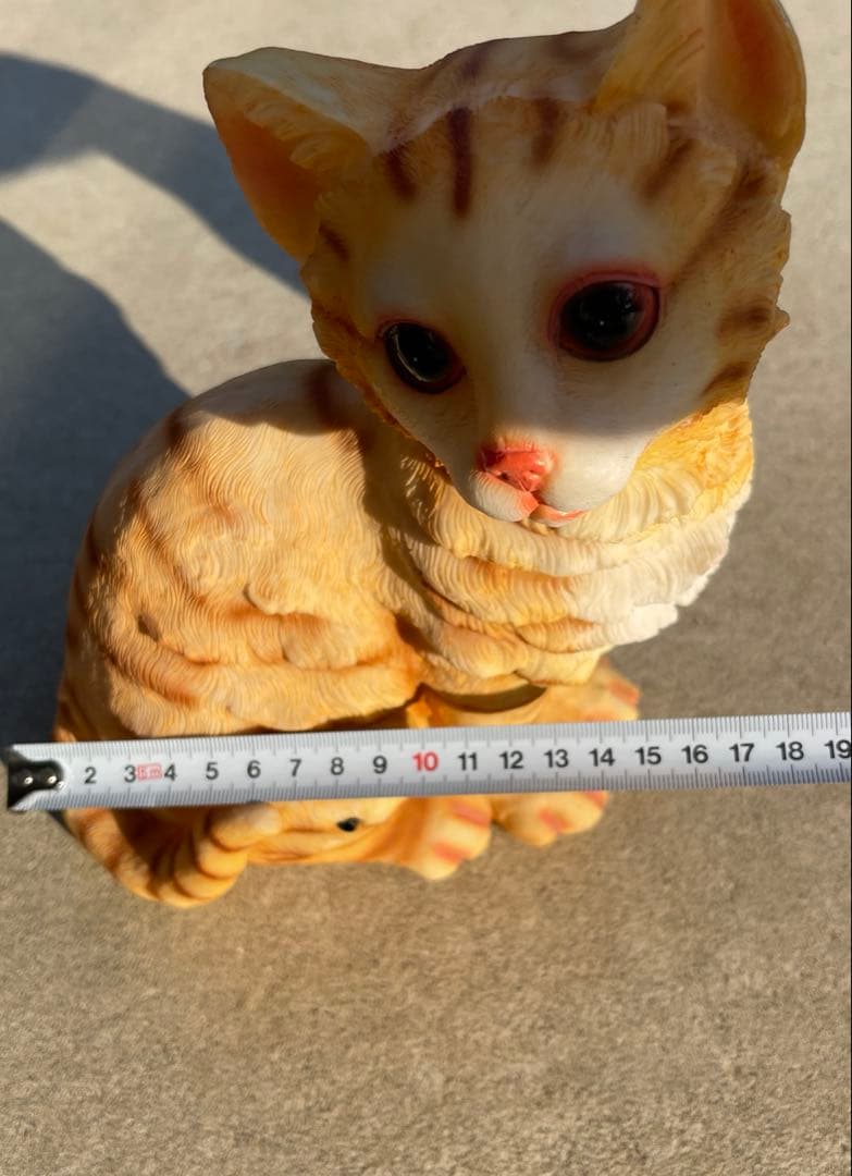 猫の置物 センサー感知